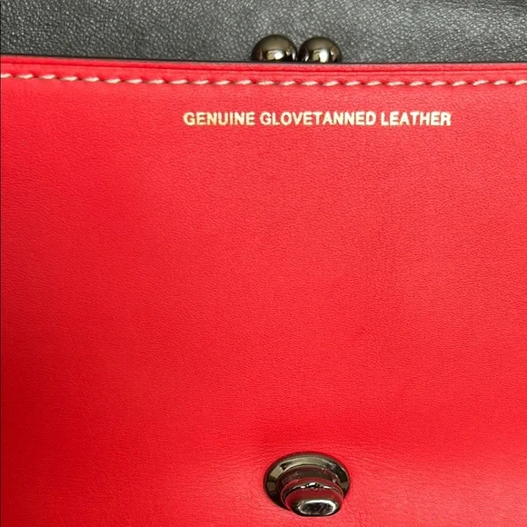 Coach 1941 Disney x Coach Dinky Mickey Red Leather Crossbody Bag - Picture 8 of 15